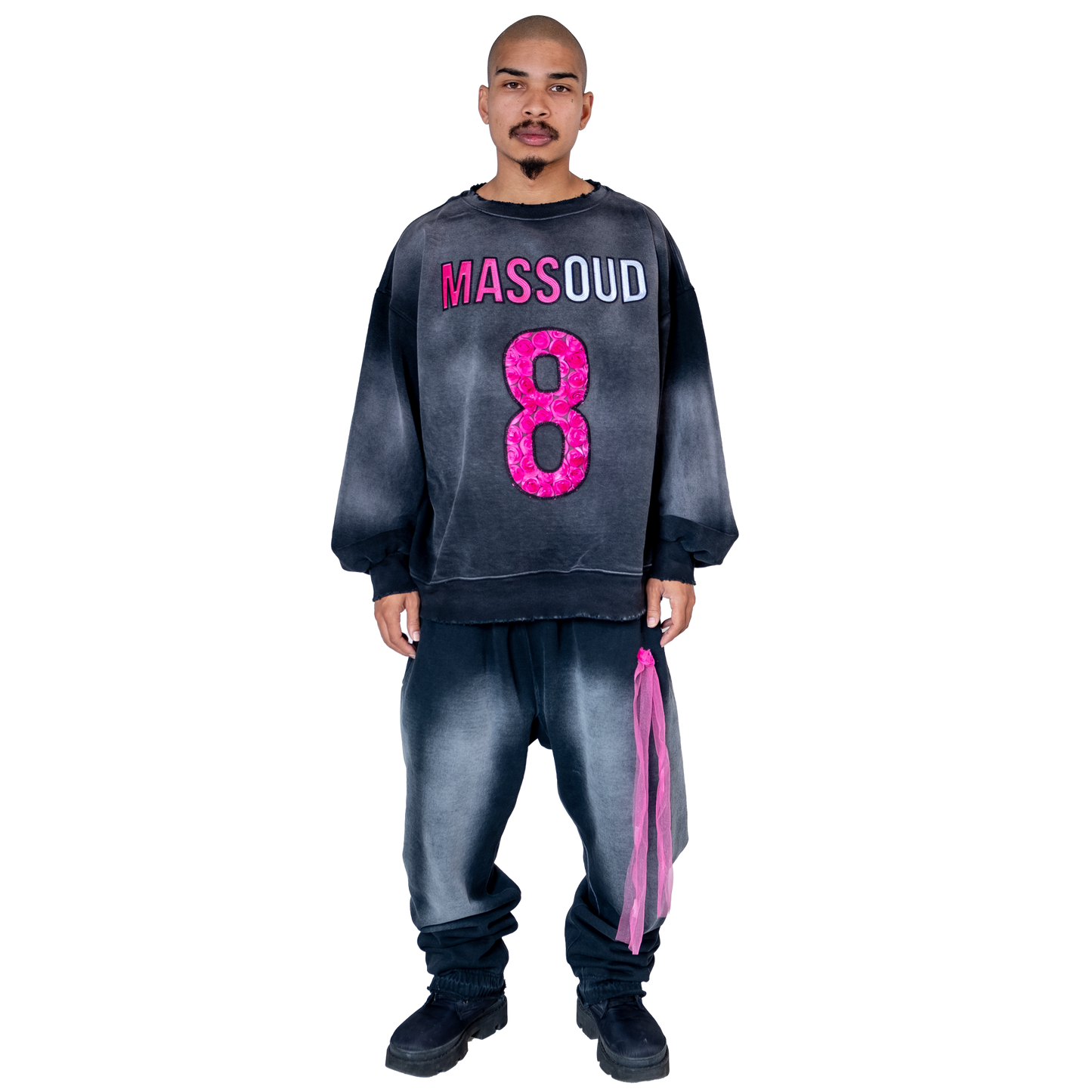 #8 PINK CREWNECK